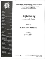 Flight Song TTBB choral sheet music cover Thumbnail